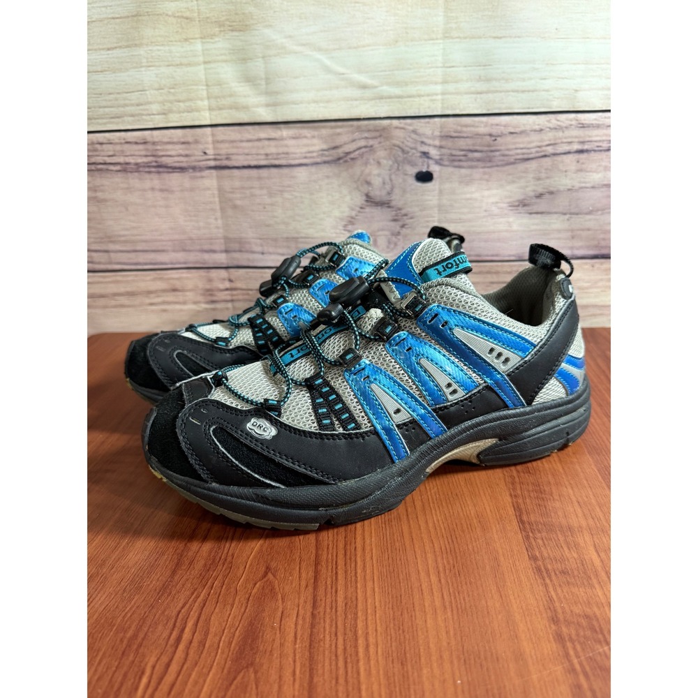 Dr. Comfort Performance 7650 Mens Shoes Blue Grey Black Wide Sneakers 8W